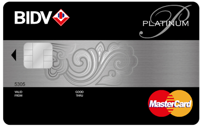 Thẻ BIDV Visa MasterCard Platinum